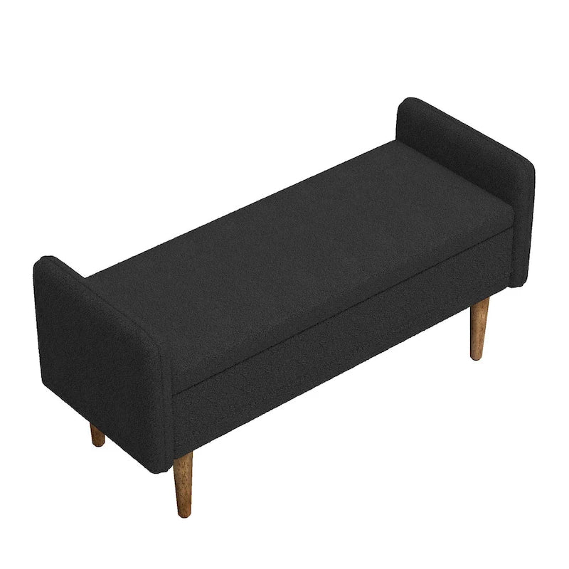 linen Fabric Storage Stool