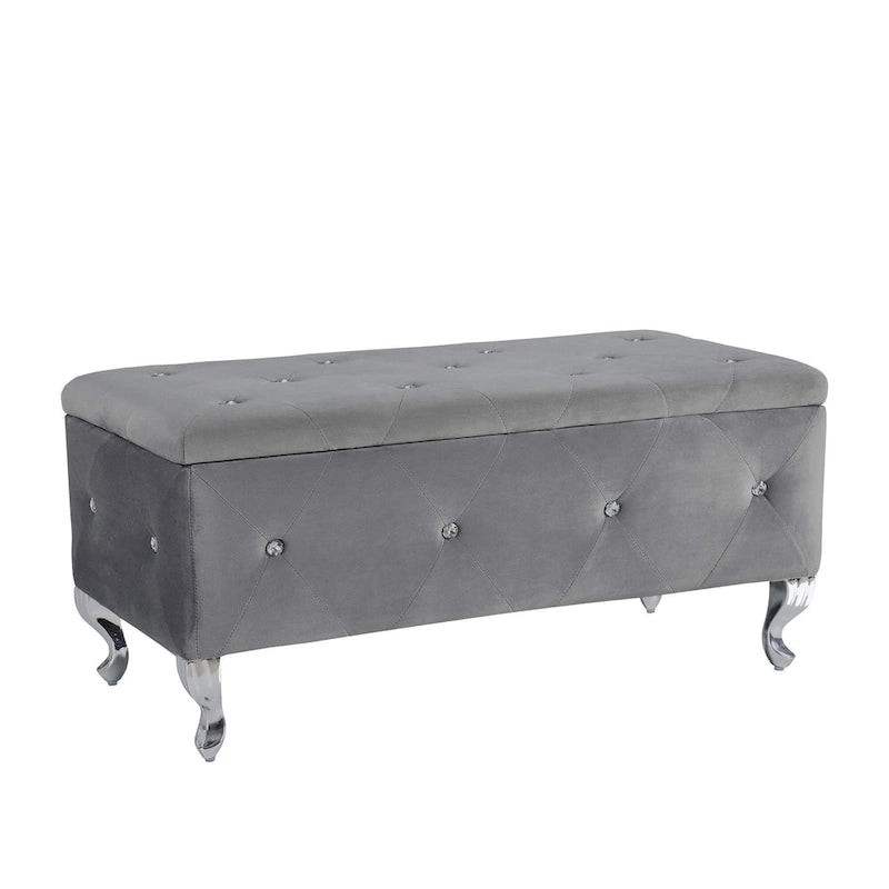Tufted Storage Ottoman Bench