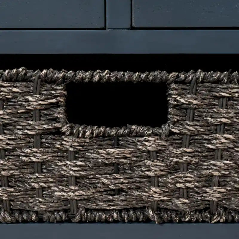 Storage Bench with Removable Basket and 2 Drawers