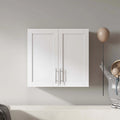 Stackable Wall Mounted Storage Cabinet,White