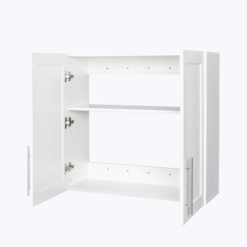 Stackable Wall Mounted Storage Cabinet,White