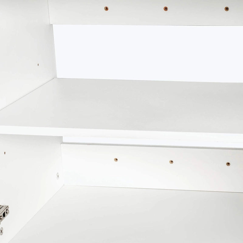 Stackable Wall Mounted Storage Cabinet,White