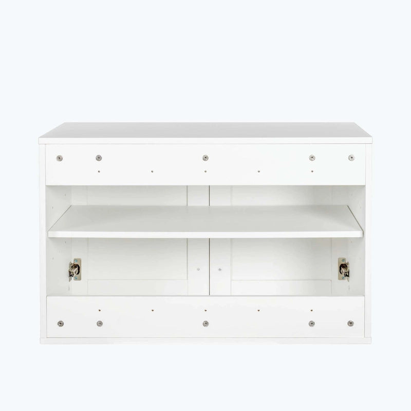 Stackable Wall Mounted Storage Cabinet,White