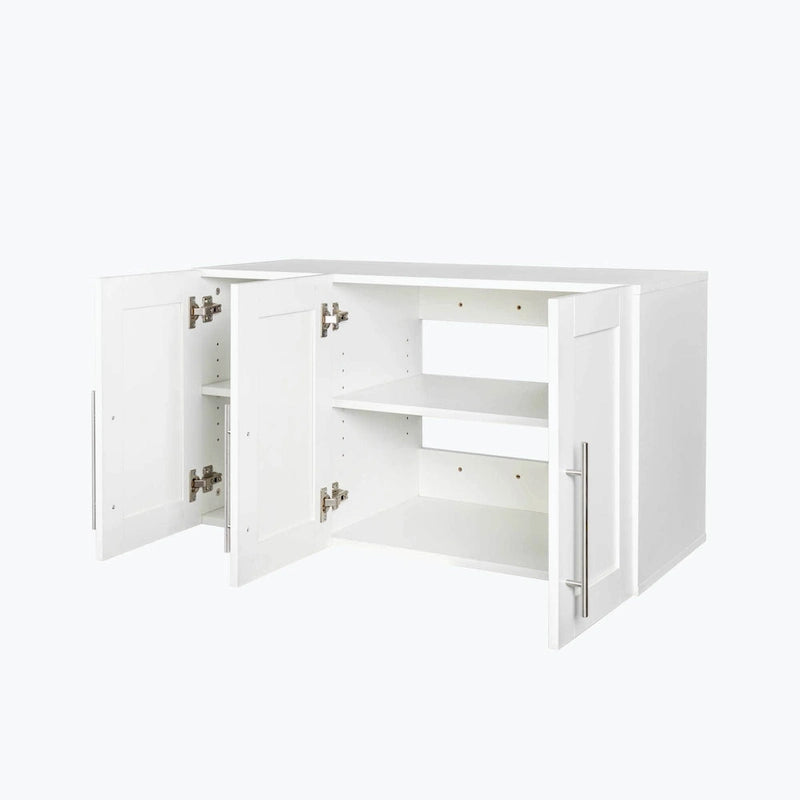 Stackable Wall Mounted Storage Cabinet,White