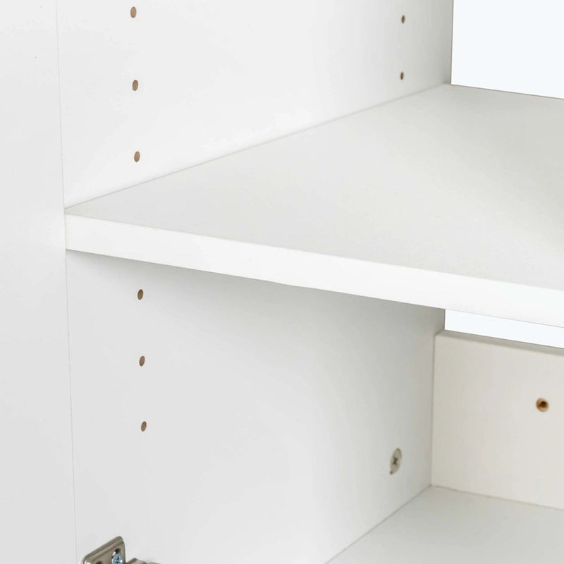 Stackable Wall Mounted Storage Cabinet,White