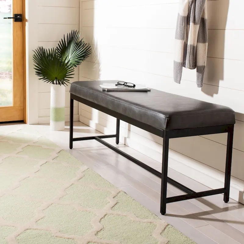 SAFAVIEH Parthenia Bench - 47.3 x 16 x 19.5 - 47Wx16Dx20H