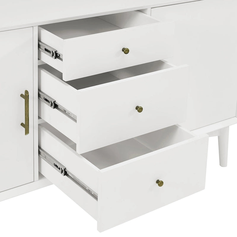 Landon White Finish Sideboard - 57W x 19D x 30H