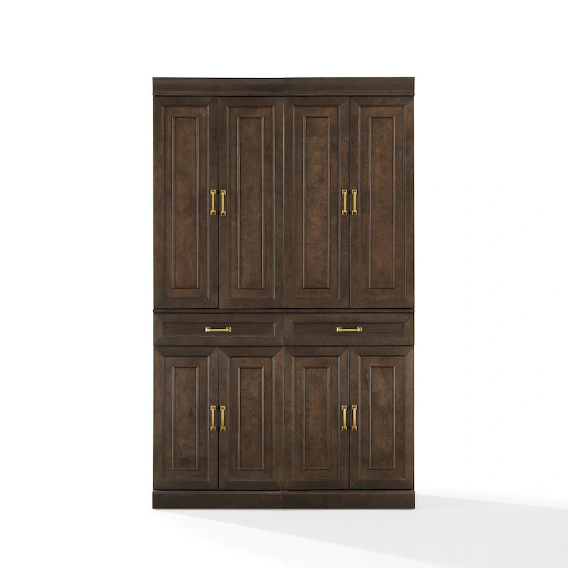 Crosley Stanton 2-Piece Kitchen Storage Pantry Cabinet Set