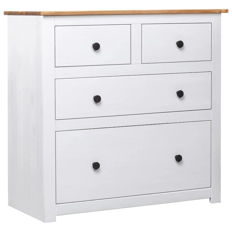 vidaXL Sideboard Drawer Cupboard for Bedroom Storage Cabinet Pine Panama Range - 31.5 x 15.7 x 32.7