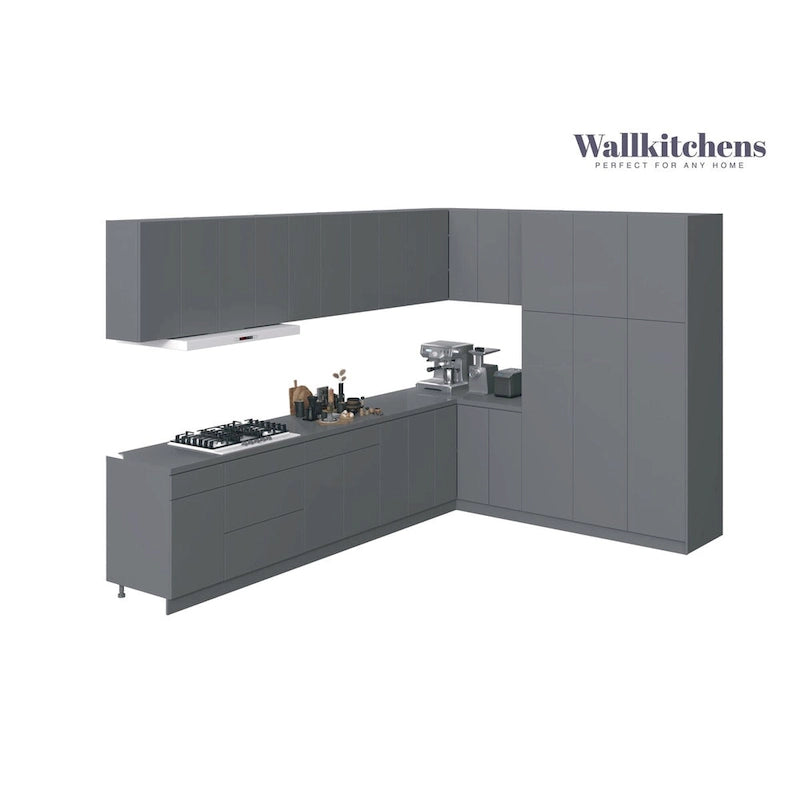 Kitchen Timeless Collection Gray Color Base Size 12Ft Wide - 144x102