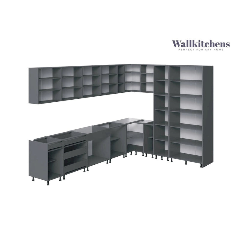 Kitchen Timeless Collection Gray Color Base Size 12Ft Wide - 144x102