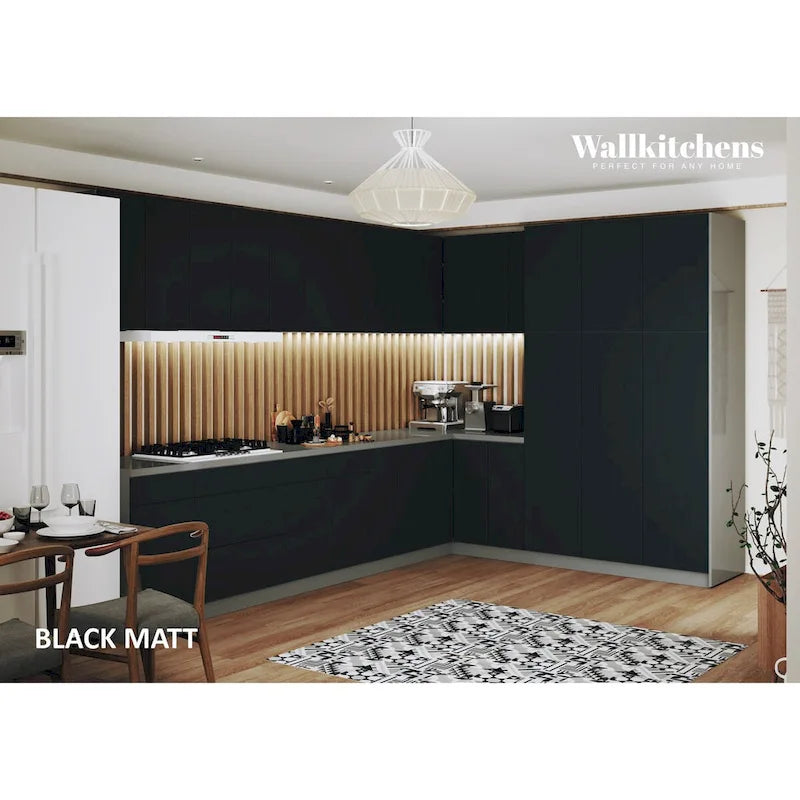 Kitchen Timeless Collection Black Color Base Size 12Ft Wide - 144x102