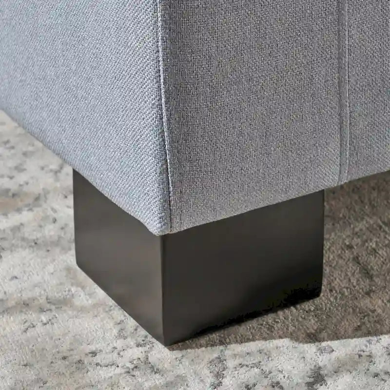 Modern Upholstered Storage Bench for Living Room Entryway