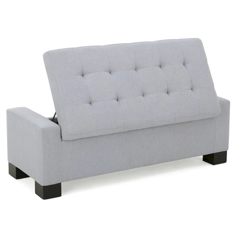 Modern Upholstered Storage Bench for Living Room Entryway
