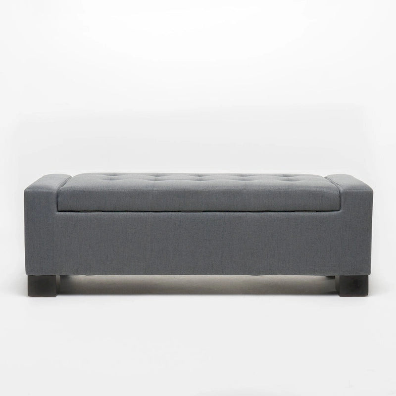 Modern Upholstered Storage Bench for Living Room Entryway