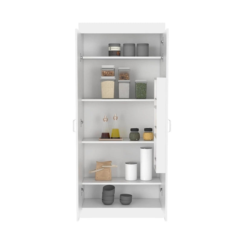 Pantry Cabinet for Kitchen, Dining Room,Living Room, White