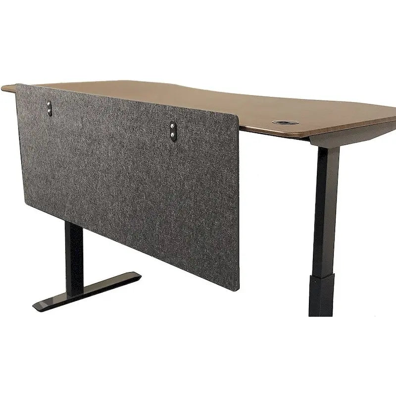 ApexDesk Artsonic 54-Inch Dual-Use Modesty Vanity Panel Divider Made of Polyester Fiber with Clamps for Standing Desk