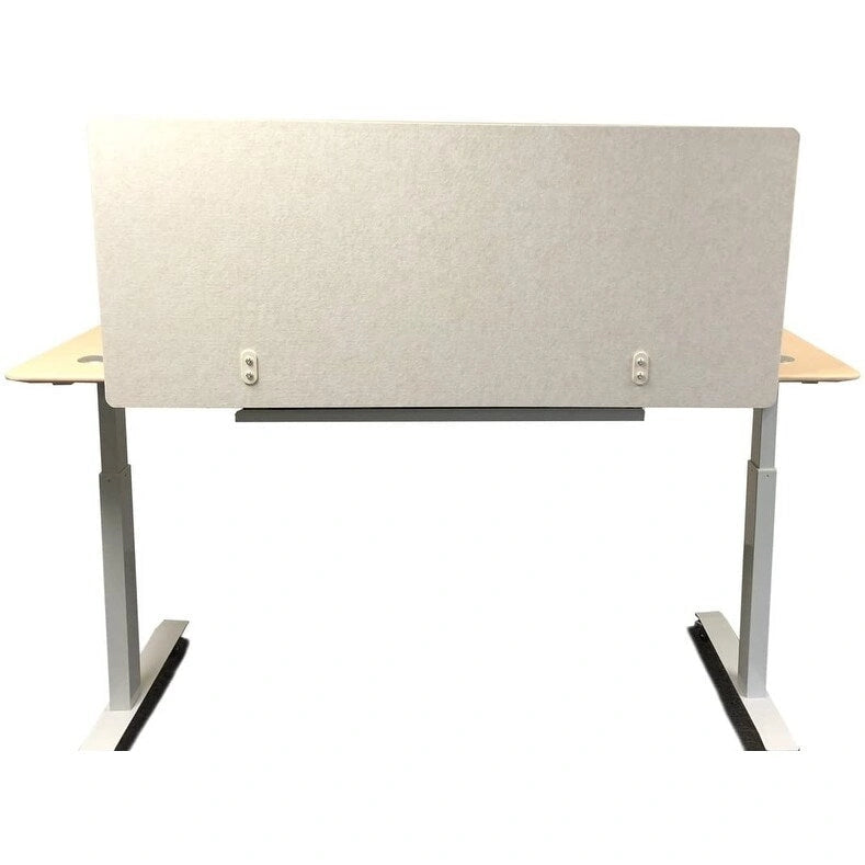 ApexDesk Artsonic 54-Inch Dual-Use Modesty Vanity Panel Divider Made of Polyester Fiber with Clamps for Standing Desk