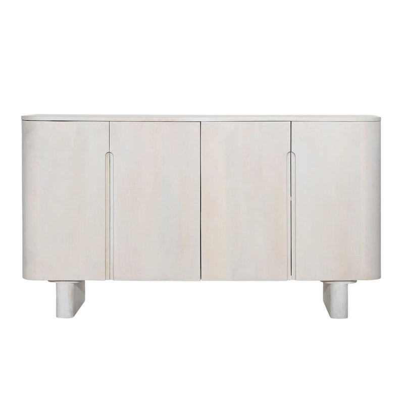 Essex 39 Tall 4-Door Cabinet, White