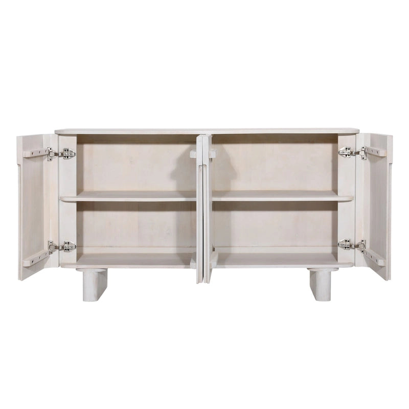 Essex 39 Tall 4-Door Cabinet, White