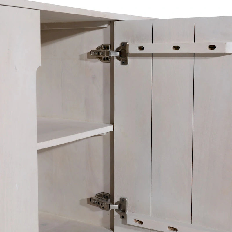 Essex 39 Tall 4-Door Cabinet, White