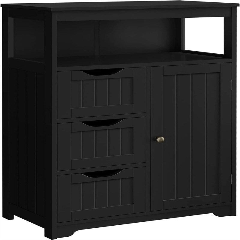 Freestanding MDF Storage Cabinet with Adjustable Shelf
