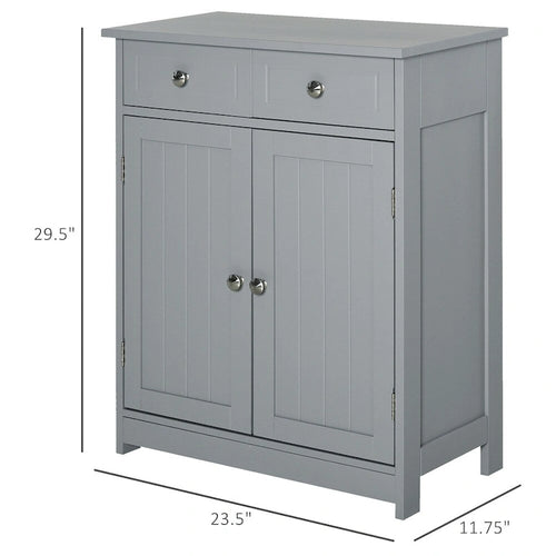 Bathroom Floor Cabinet with 2 Drawers and Shelf