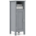 Bathroom Floor Cabinet with 3-Height Adjustable Shelf - 12D x 12W x 31.5H
