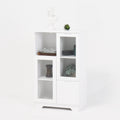 Wooden Floor Cabinet with 2 Glass Doors